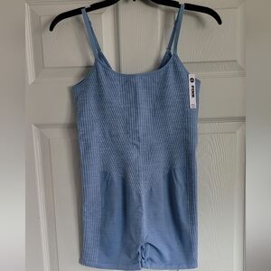 Pink brand Sz Med workout onsie With Thin Padding At Top..Read Post